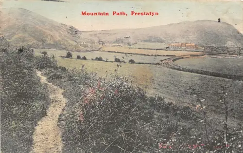 br109018 mountain path prestatyn wales uk