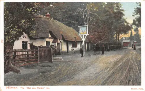 br109049 cat and fiddle inn hinton uk