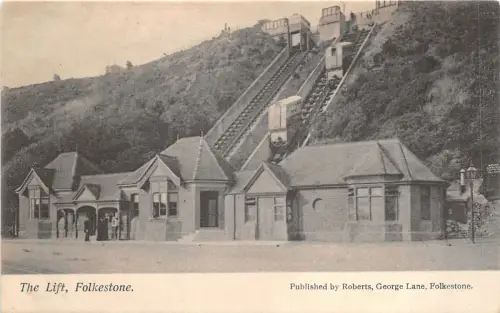 br108948 the lift folkestone uk cable train railway