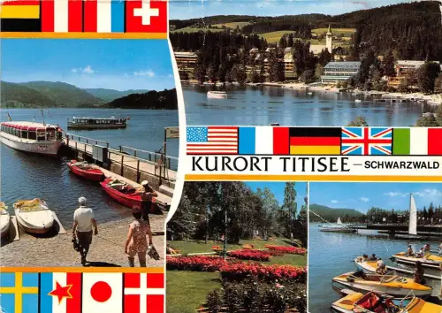 B56527 Titisee Boote Bateaux Multiviews Germany