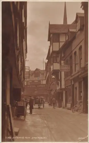 BR69712 Butchers Row Shrewsbury UK Richter 3345 Echtfoto