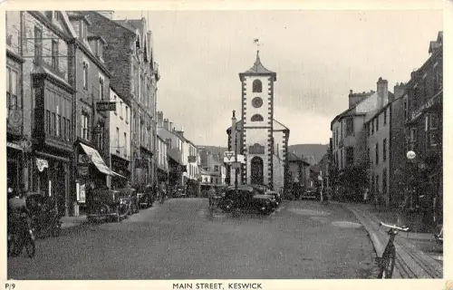 BR101680 main street keswick car voiture uk