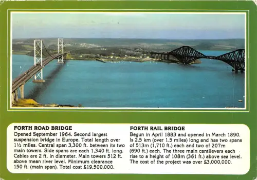 uk44713 forth road bridge scotland uk