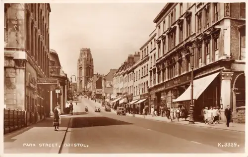 BR101663 Park Street Bristol Valentine K 3329 Echtfoto UK