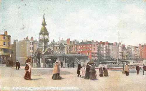 BR64265 the aquarium clock tower brighton uk