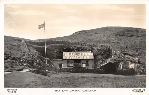 BR97468 blue john caverns castleton real photo uk