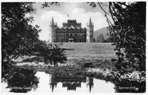 uk23310 inveraray castle scotland real photo uk
