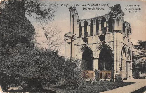 uk31565 st marys isle dryburgh abbey scotland uk