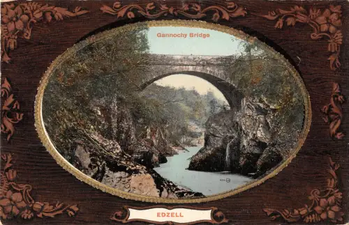 uk20955 gannochy bridge edzell scotland real photo uk