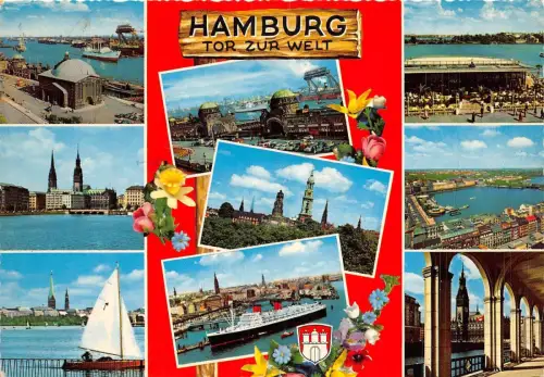 BR2565 Germany Hamburg Multiviews Boote Bateaux