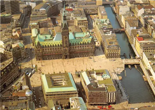 BG13052 Hamburg Rathaus und Stadt Deutschland