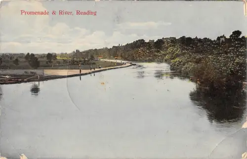 BR97244 promenade and river reading uk