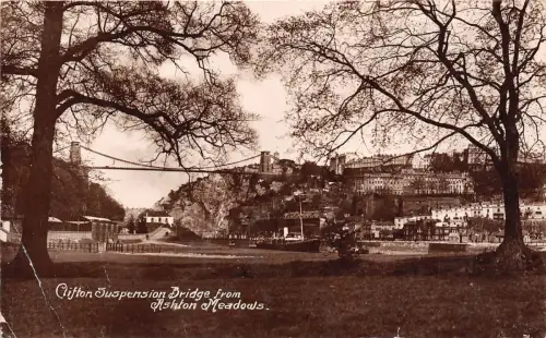 B90919 Clifton Hängebrücke von Ashton Meadows UK