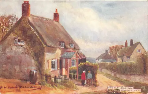 BR64205 the old bell inn godshill isle of wight uk