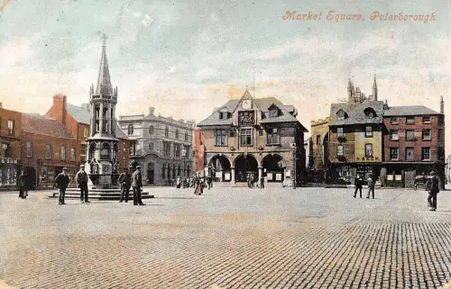 BR101683 Market Square Peterborough UK