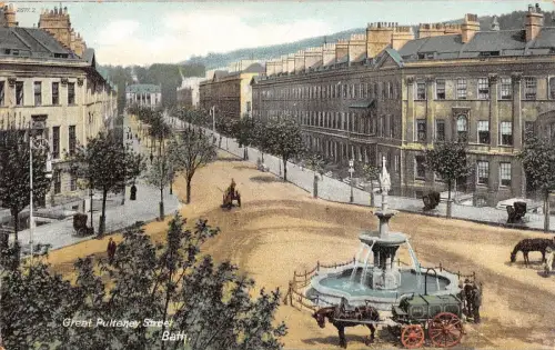 BR74516 Great Pulteney Street Bath Wagen UK