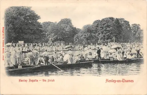 BR64019 henley on thames regatta the finish uk