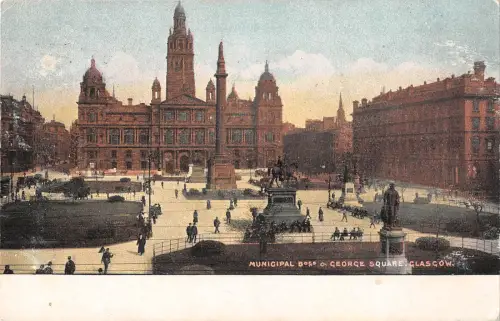 uk925 george square scotland glasgow uk
