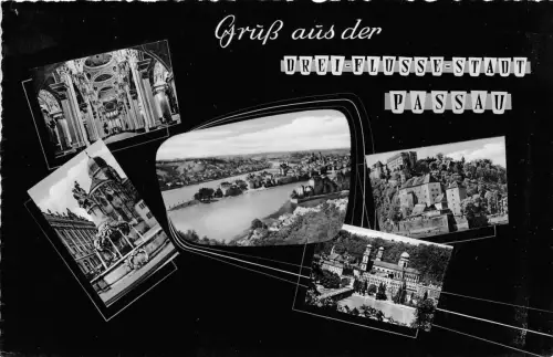 B40575 Drei Flusse Stadt Passau germany