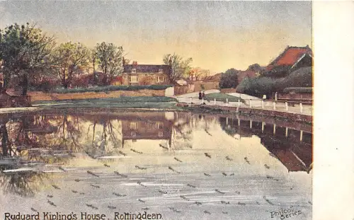 BR62318 ruduard kiplings house rottingdean painting postkarte uk