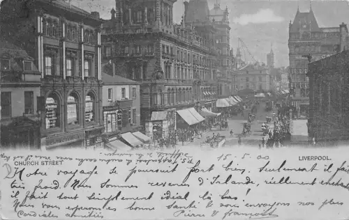 BR64079 Church Street Liverpool UK