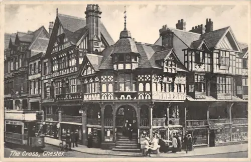 BR81248 the cross chester tramway tram uk