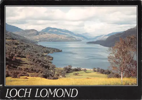 uk1518 loch lomond scotland real photo uk