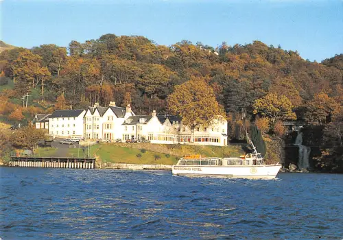 uk1576 inversnaid hotel scotland ship real photo uk