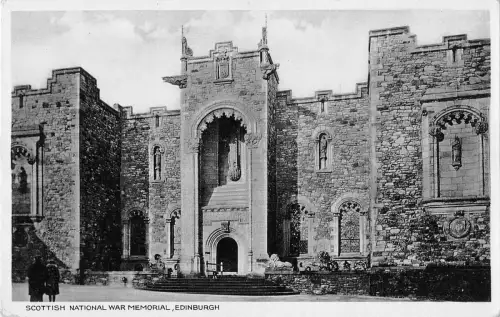 uk31899 scottish national war memorial edinburgh scotland real photo uk