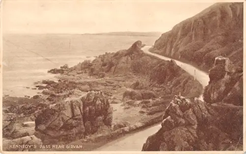 uk25430 kenneyds pass near girvan scotland real photo uk