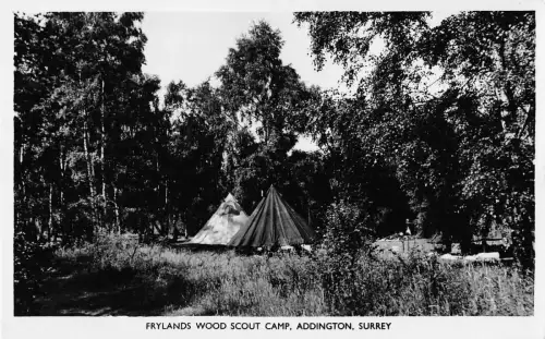 BR97257 Frylands Wood Scout Camp Addington Surrey Echtfoto UK