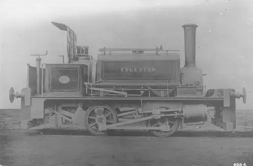 BR74247 Edleston Train Railway Echtfoto UK