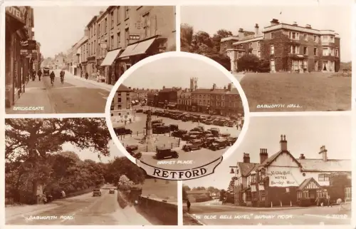 BR97386 Retford Valentine G 3098 Ye Old Bell Hotel Barnby Moor Echtfoto UK