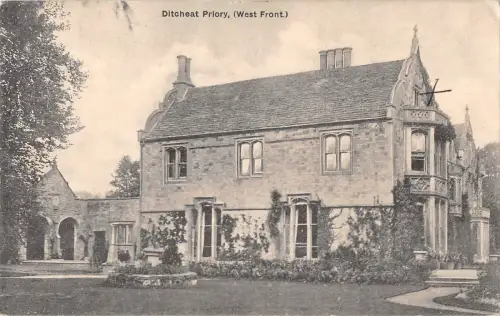 BR74971 ditcheat priory west front uk