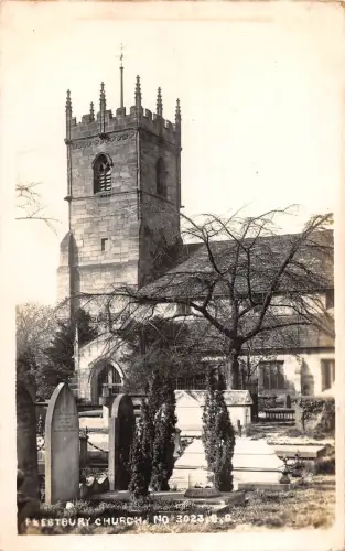 BR74930 Prestbury Church Echtfoto UK