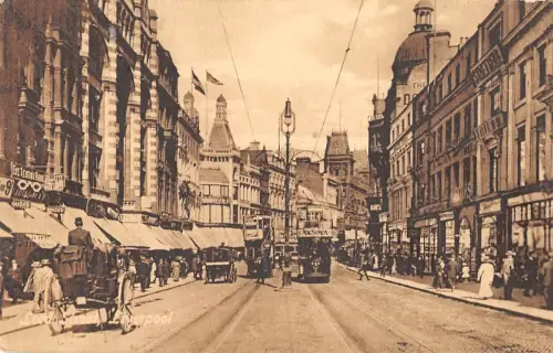 BR81237 Liverpool Lord S Street Double Decker Tramway UK