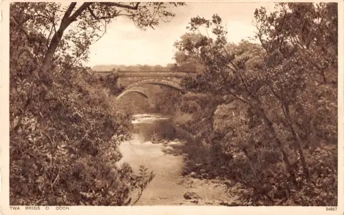uk678 twa brigo doon scotland real photo uk