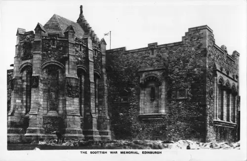 uk19951 scottish war memorial edinburgh scotland real photo uk