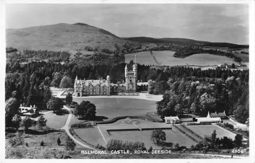 uk20508 balmoral castle royal deeside scotland real photo uk