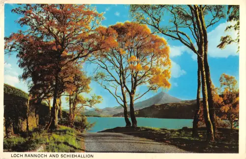 uk34569 loch ranoch and schiehallion scotland uk