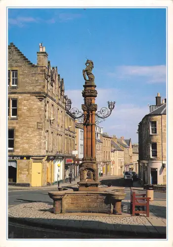 uk34188 main street and square jedburgh scotland uk