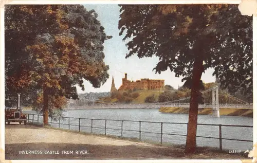 uk21764 inverness castle from river scotland uk