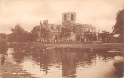 uk17678 the abbey haddington scotland real photo uk