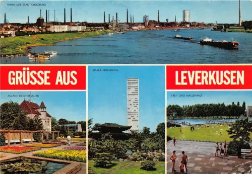 B67240 Germany Leverkusen Boote Bateaux Multiviews