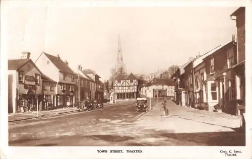 BR74539 Stadt Straßenbahn Möbel Echtfoto thaxted UK