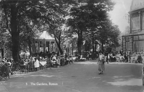BR97448 the gardens buxton real photo uk