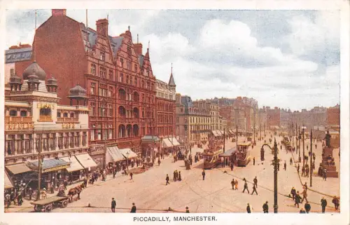 BR81276 Piccadilly Manchester Tramway Tram UK