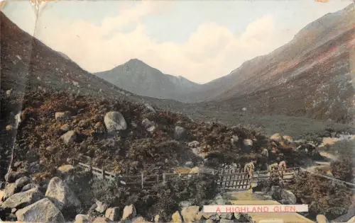 uk27594 a highland glen scotland uk