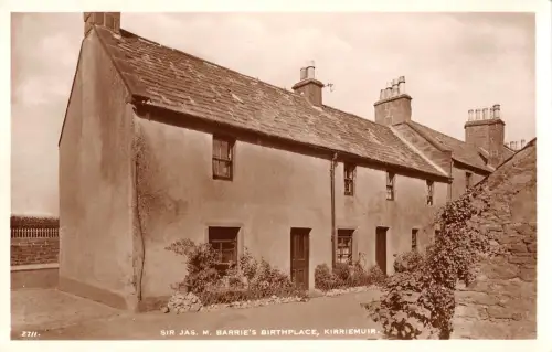 uk20103 sir jas m barries geburtsort kirriemuir schottland echtfoto uk