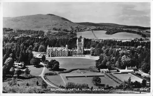 uk23545 royal deeside balmoral castle scotland real photo uk